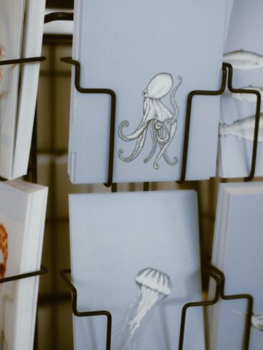 Lot de huit cartes Aïd, motifs assortis