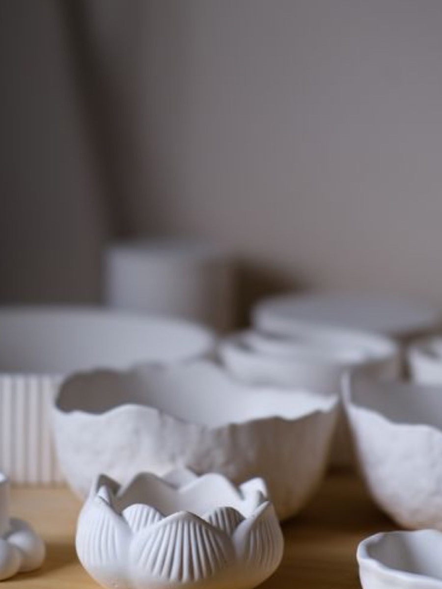 Bol à petit-déjeuner en grès moucheté